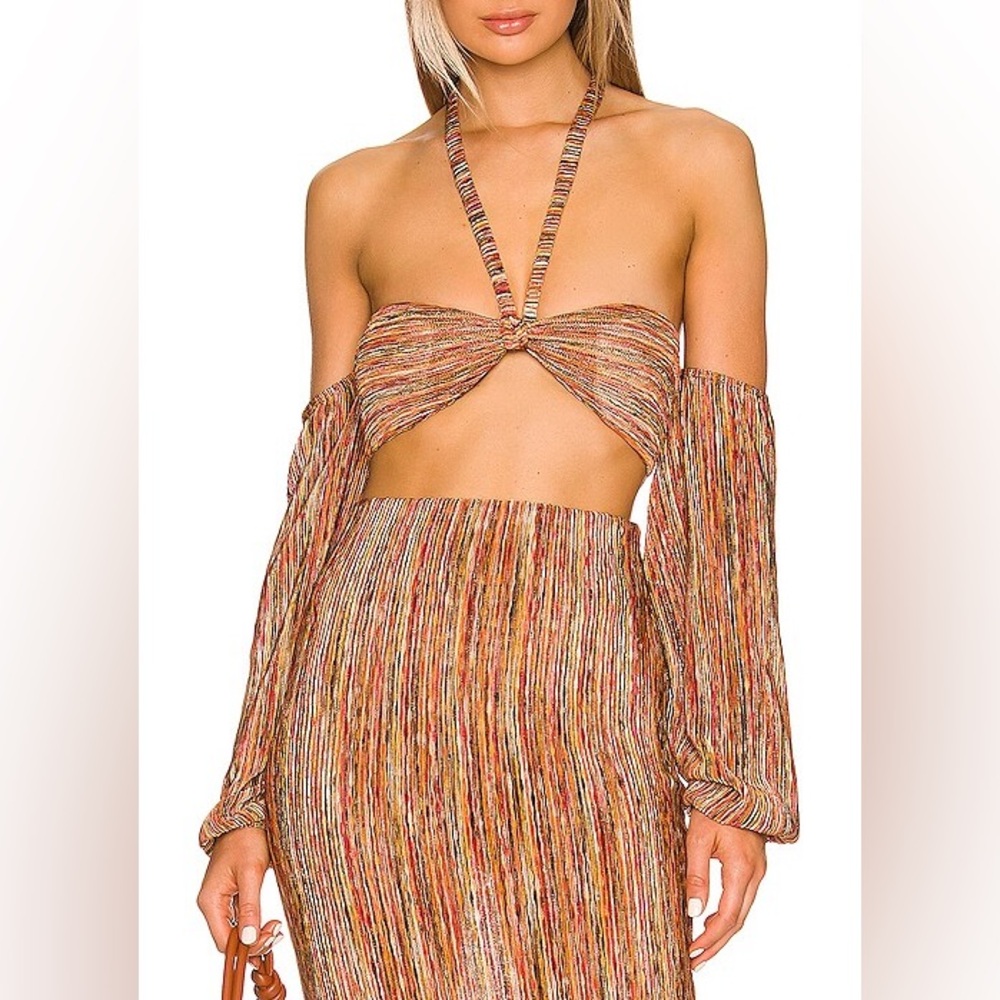 Ronny Kobo Collection Multicolor Skirt Set